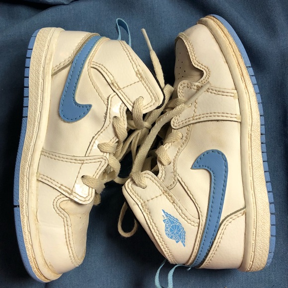 baby blue patent leather jordans